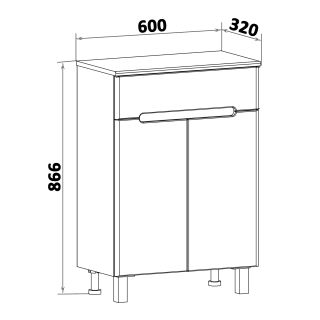 Полупенал Runo Парма 60 (00-00001041)